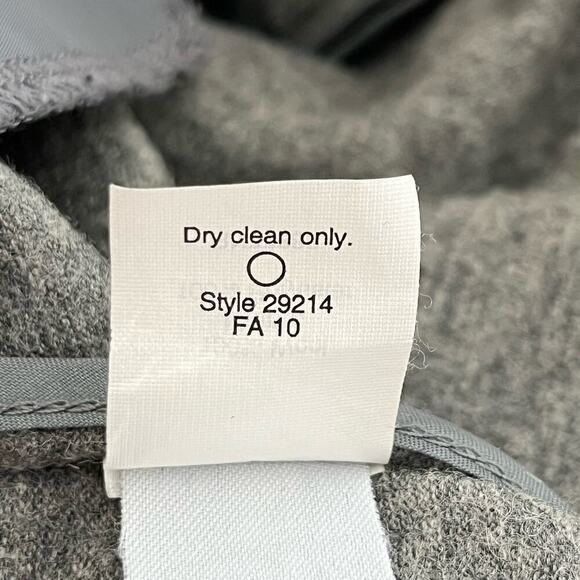 J.Crew Benny Double Breasted Wool Blazer in Heather Gray Unlined, Size 4 - Picture 14 of 14